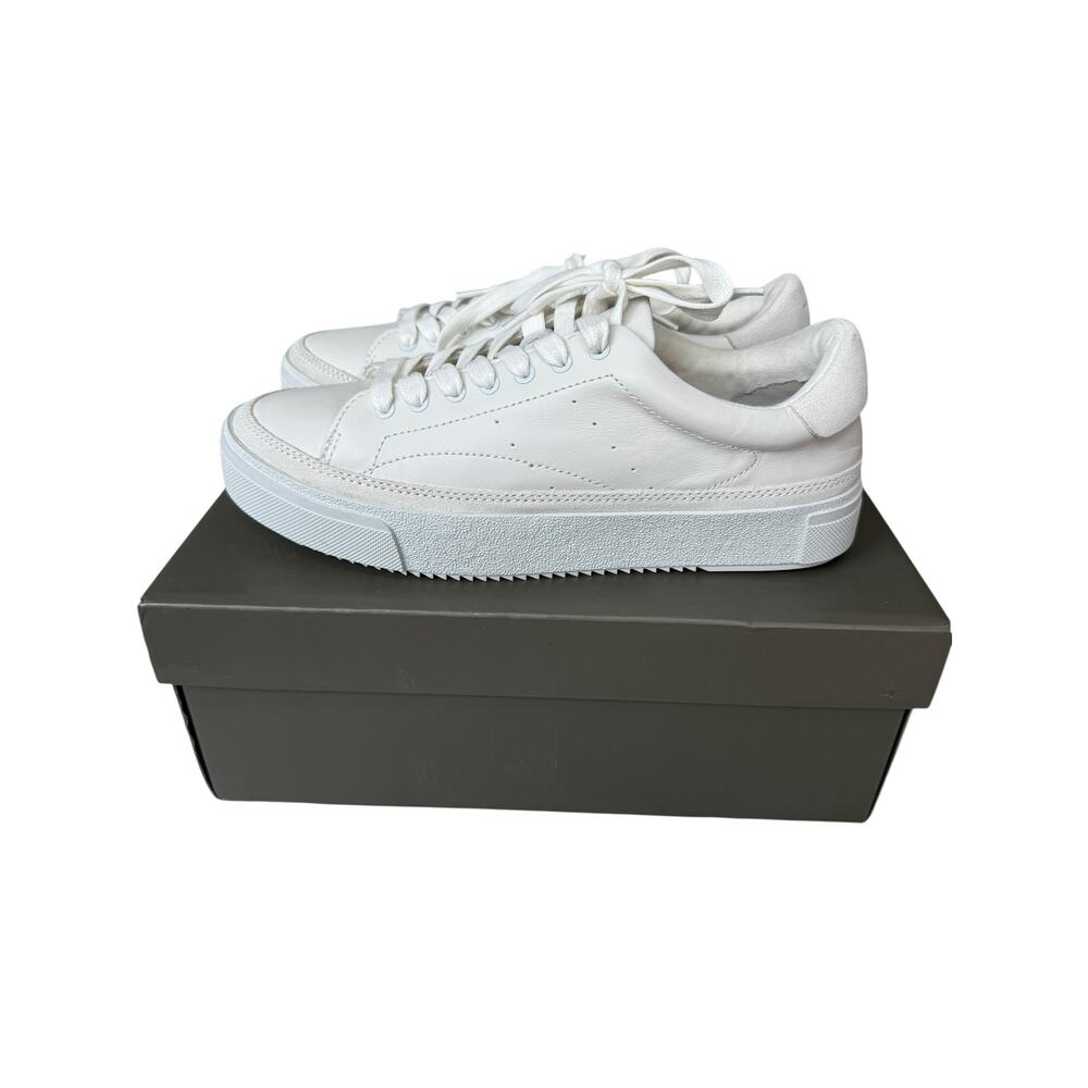All Saints Women's Chalk White Trish Sneaker Size 9 - Picture 2 of 7